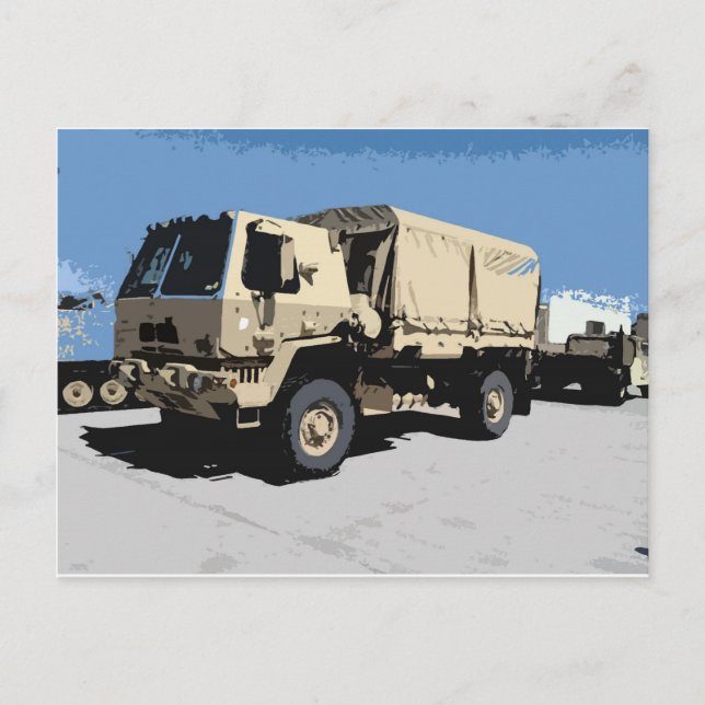 LMTV AMERICAN MILITARY VYKORT (Framsida)