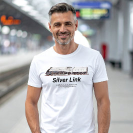 LNER Class A4 2509 Silver Link Steam Locomotive  T Shirt