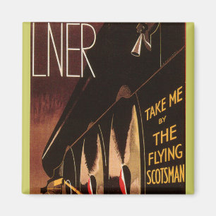 LNER Flies Scotsman Magnet