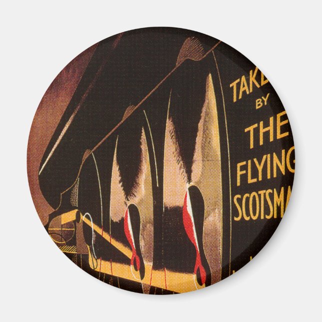 LNER Flies Scotsman Magnet (Framsidan)
