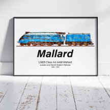 LNER Klass A4 4468 Mallard - Snabbaste ångloket