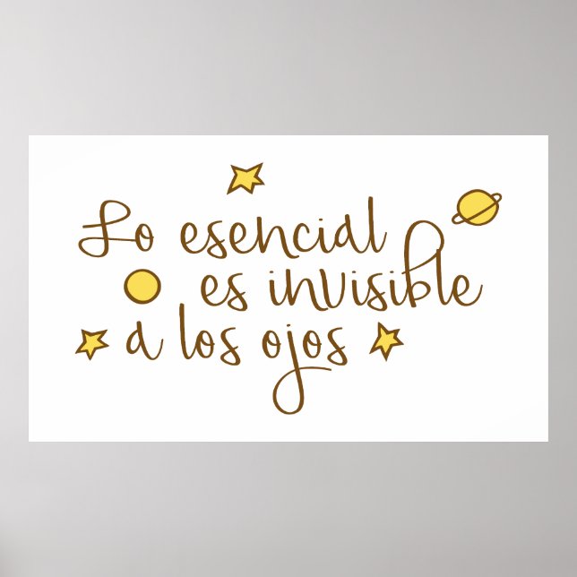 Lo esencial es ovisible a los ojos poster (Framsidan)