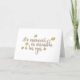 Lo esencial es ovisible a los ojos tack kort