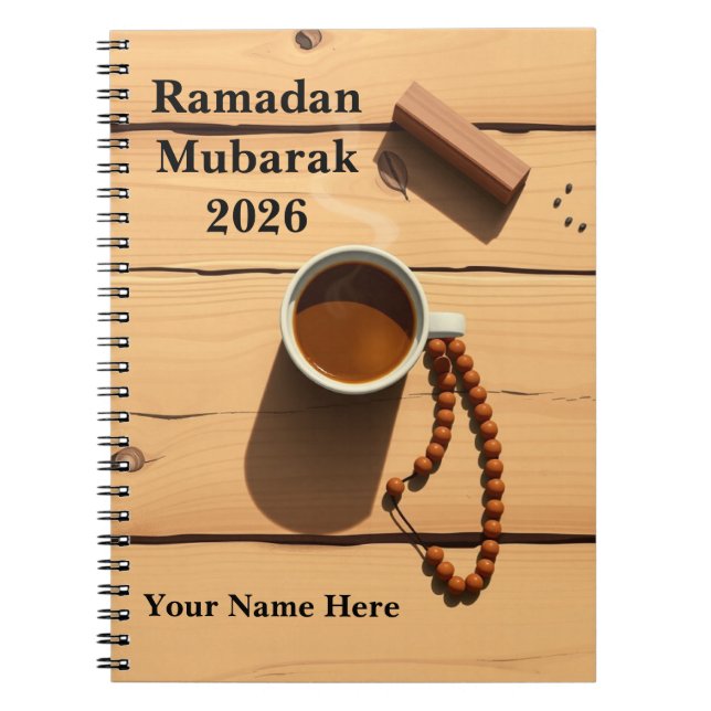 Lo-fi Estetisk Islamisk Studie Anteckningsbok (Framsidan)
