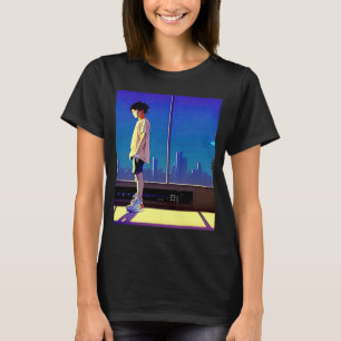 Lo fi hip hop chill-kylluftslag, estetik 103 t shirt