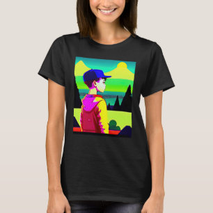 Lo fi hip hop chillchill beats lofi-estetik t shirt