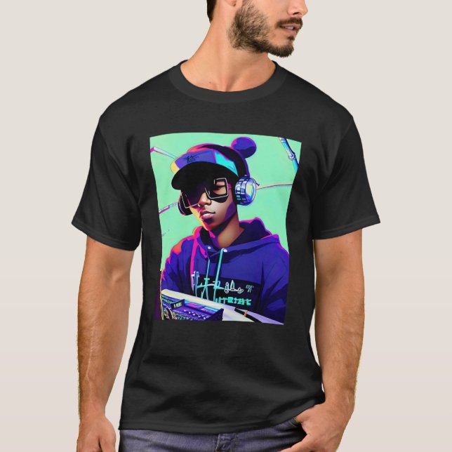 Lo fi hip hop chillchill beats med estetik 2 t shirt (Framsida)