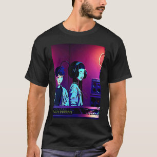 Lo fi hip hop chillchill beats studio aestheti t shirt