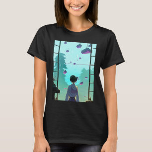 Lo fi hip hop chillchill-biffar-estetik 3 t shirt