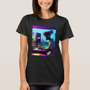 Lo fi hip hop chillchill-klackslag Aestetik 7 T Shirt