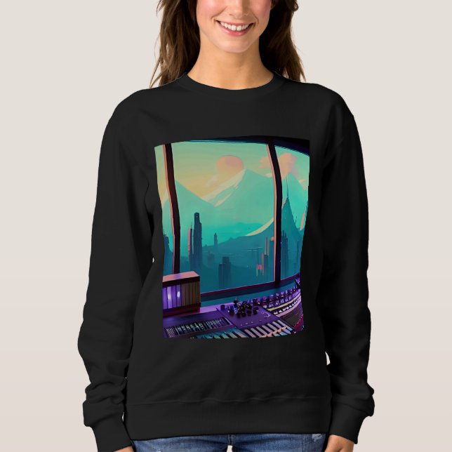 Lo fi hip hop chillhop chill beats aesthetics  15 t shirt (Framsida)