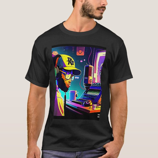 Lo fi hip hop chillhop chill beats aesthetics  1 t shirt (Framsida)