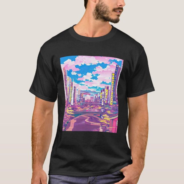 Lo fi hip hop chillhop chill beats aesthetics 23 t shirt (Framsida)