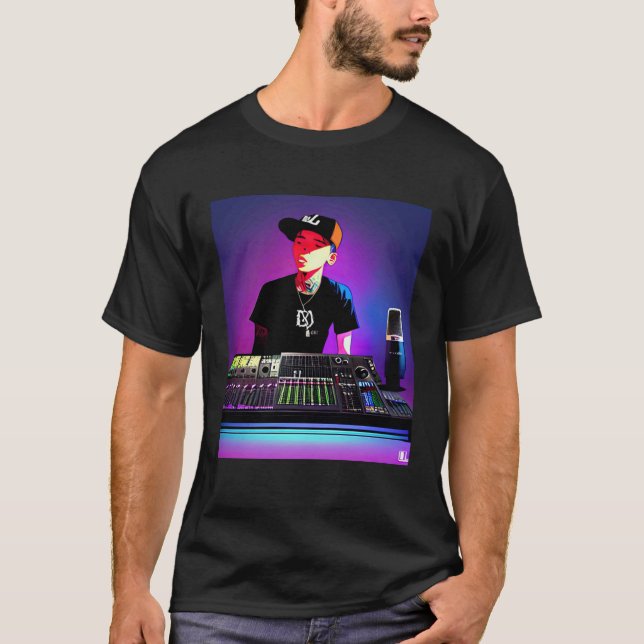 Lo fi hip hop chillhop chill beats aesthetics 3 t shirt (Framsida)