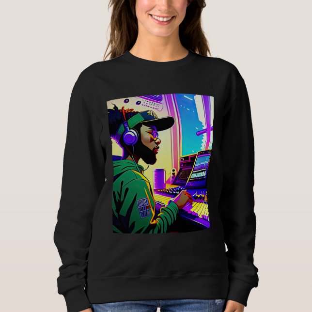 Lo fi hip hop chillhop chill beats aesthetics  5 t shirt (Framsida)