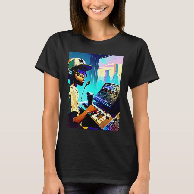 Lo fi hip hop chillhop chill beats aesthetics  69 t shirt (Framsida)
