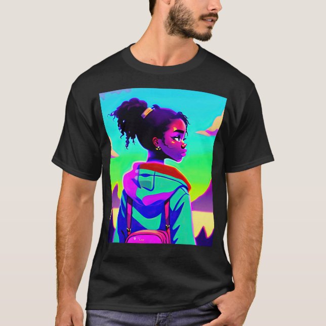 Lo fi hip hop chillhop chill beats lofi aesthetics t shirt (Framsida)