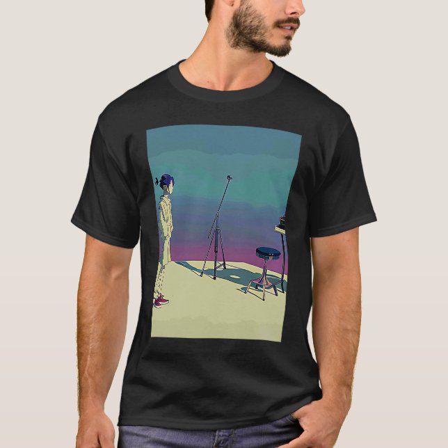Lo fi hip hop chillhop chill beats lofi aesthetics t shirt (Framsida)