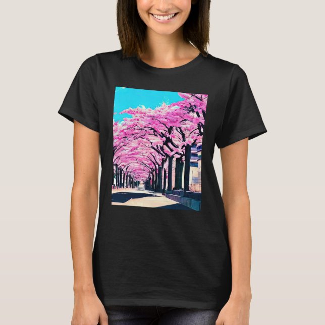 Lo fi hip hop chillhop chill beats lofi aesthetics t shirt (Framsida)