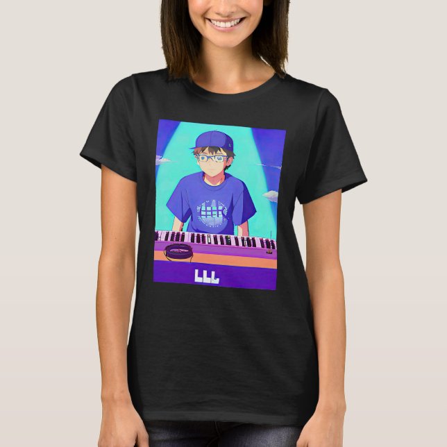 Lo fi hip hop chillhop chill beats lofi aesthetics t shirt (Framsida)