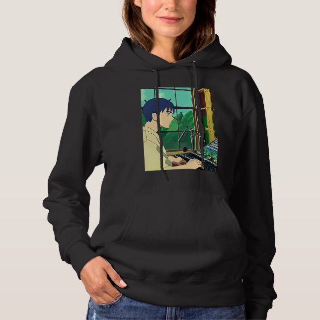 Lo fi hip hop chillhop chill beats lofi aesthetics t shirt (Framsida)