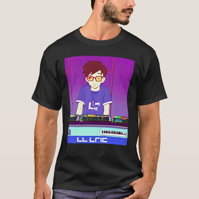 Lo fi hip hop chillhop chill beats lofi aesthetics t shirt (Framsida)