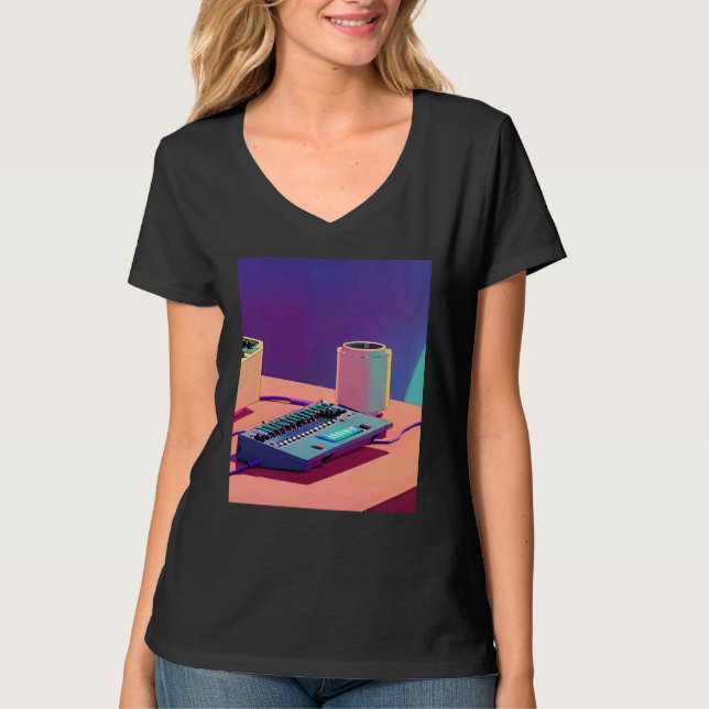 Lo fi hip hop chillhop chill beats lofi aesthetics t shirt (Framsida)
