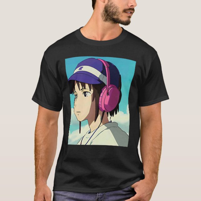 Lo fi hip hop chillhop chill beats lofi aesthetics t shirt (Framsida)