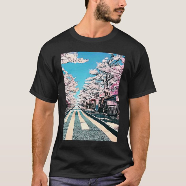 Lo fi hip hop chillhop chill beats lofi aesthetics t shirt (Framsida)
