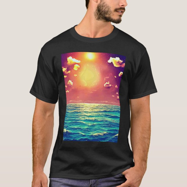 Lo fi hip hop chillhop chill beats lofi aesthetics t shirt (Framsida)