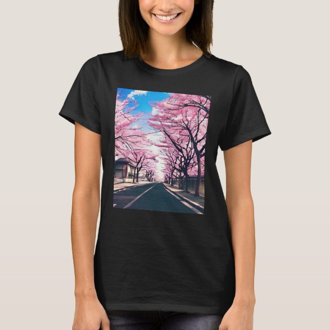 Lo fi hip hop chillhop chill beats lofi aesthetics t shirt (Framsida)