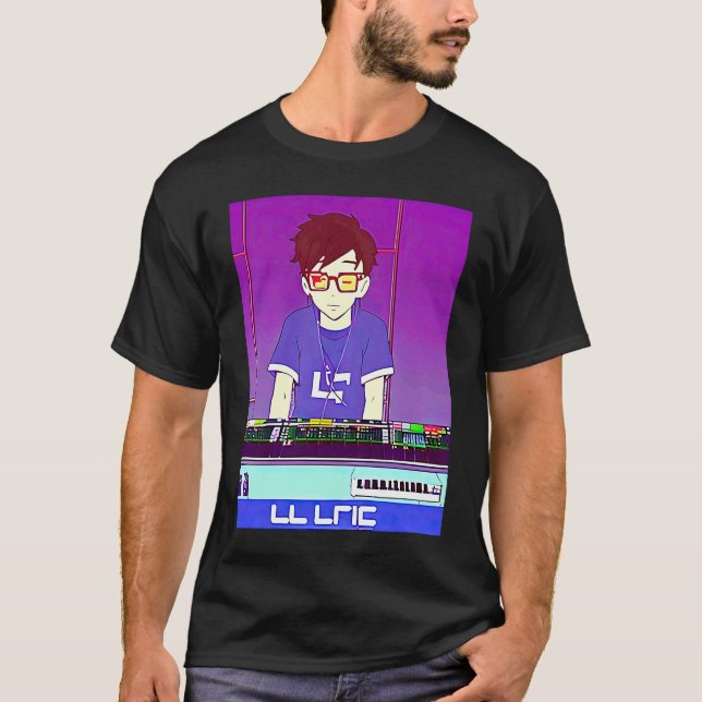 Lo fi hip hop chillhop chill beats lofi aesthetics t shirt (Framsida)