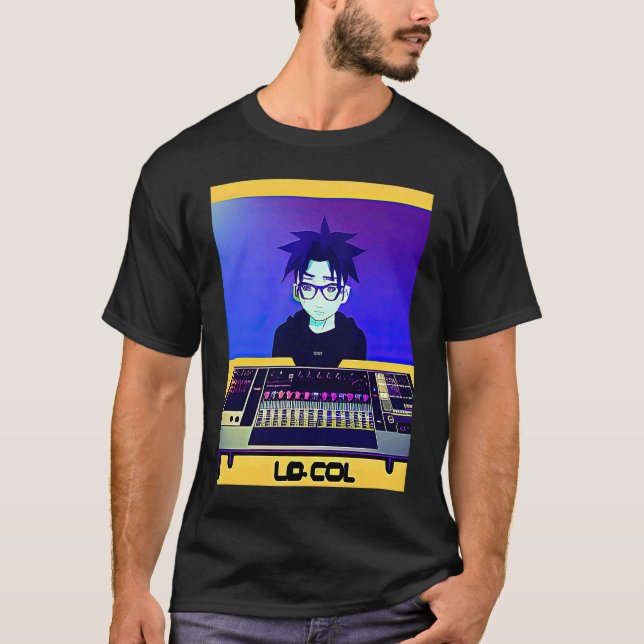 Lo fi hip hop chillhop chill beats studio aestheti t shirt (Framsida)