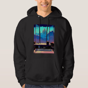 Lo fi hip hop chillhop chill beats studio estetik hoodie