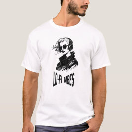 Lo-Fi stämningar vektorgrafik T Shirt