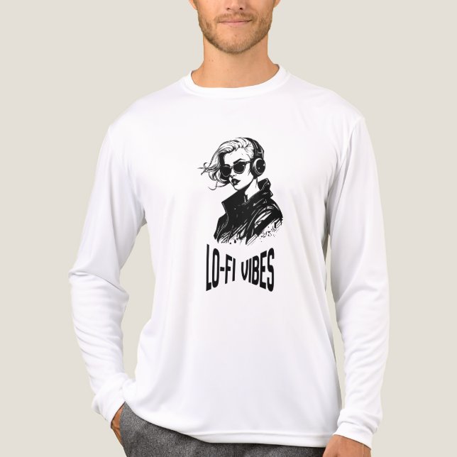 Lo-Fi stämningar vektorgrafik T Shirt (Framsida)