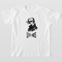 Lo-Fi stämningar vektorkonst Tri-Blend T-shirt