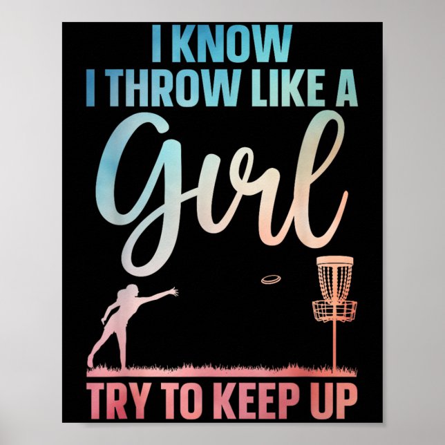 Lo-golfdesign för unga kvinnor poster (Framsidan)
