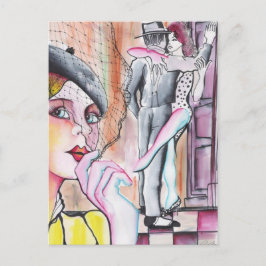 Lo han visto con otra! - Tango Vykort