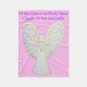 Lo que Cáncer no Puede Hacer Angel Chemo Blanket Fleecefilt