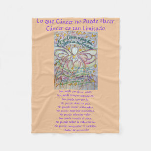 Lo que cáncer no Puede Hacer Angel Chemo Blankets Fleecefilt