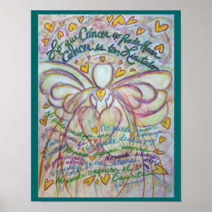 Lo que Cáncer no Puede Hacer Angel Poster Skriv ut