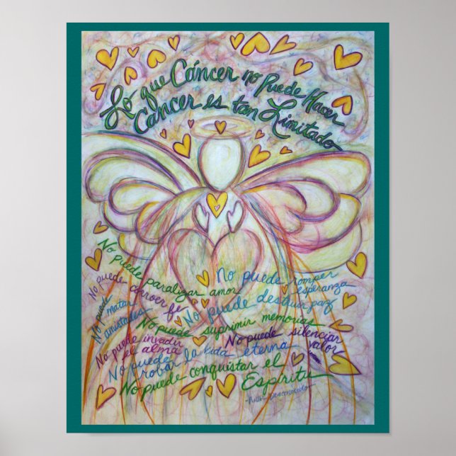 Lo que Cáncer no Puede Hacer Angel Poster Skriv ut (Framsidan)