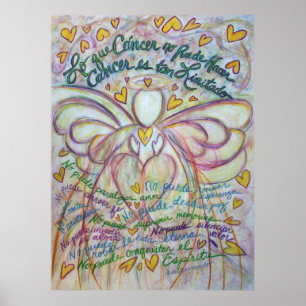Lo que cáncer no puede hacer Angel Poster Skriv ut