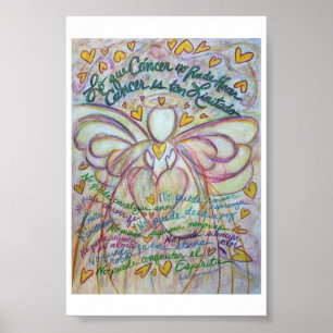 Lo que Cáncer no Puede Hacer Angel Poster Skriv ut