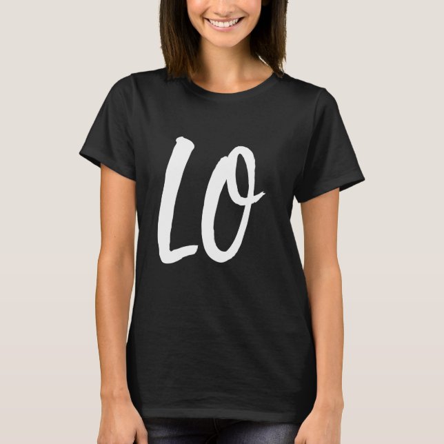 LO VE Kärlek Matching par Make Maka Valentine' T Shirt (Framsida)