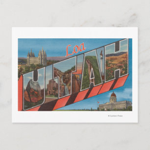 Loa, UtahLarge Brev ScenesLoa, UT Vykort