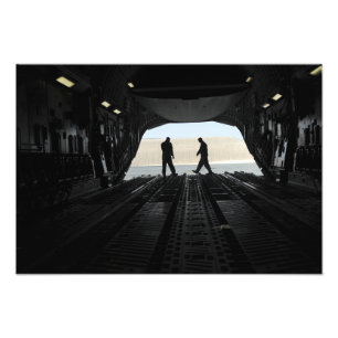 Loadmasters för C-17A Globemaster III Fototryck