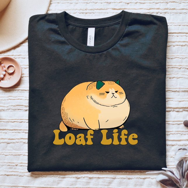 Loaf Hiss Tjock Cat Funny T Shirt (Skapare uppladdad)