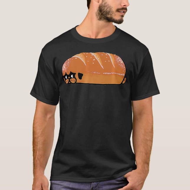 Loaf of Bread Pug Premium T Shirt (Framsida)